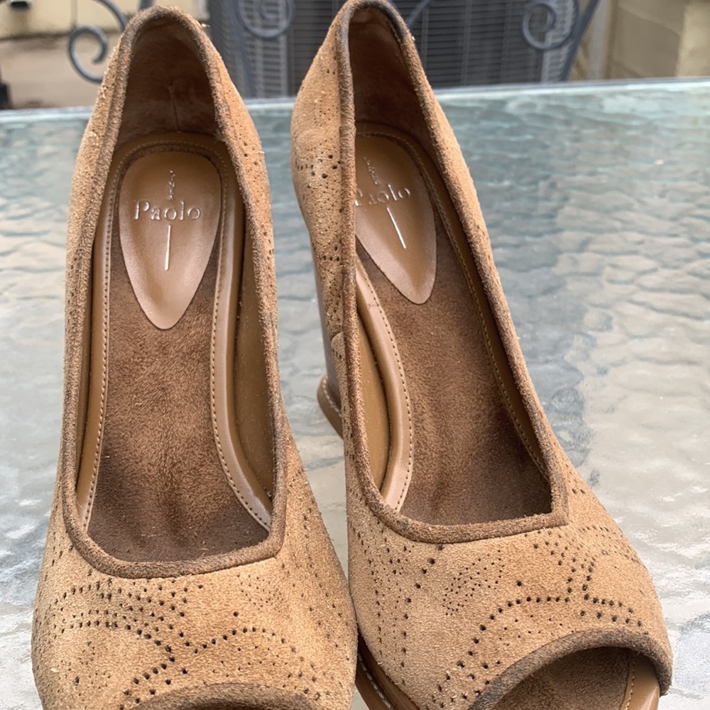 Paolo chunky wedges, size 7 - Picture 3 of 5